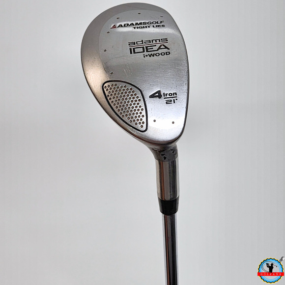 Adams Idea Tight Lies iwood 4 Iron Hybrid 21° Regular Steel Shaft RH 39.5" FAIR" - Picture 1 of 13